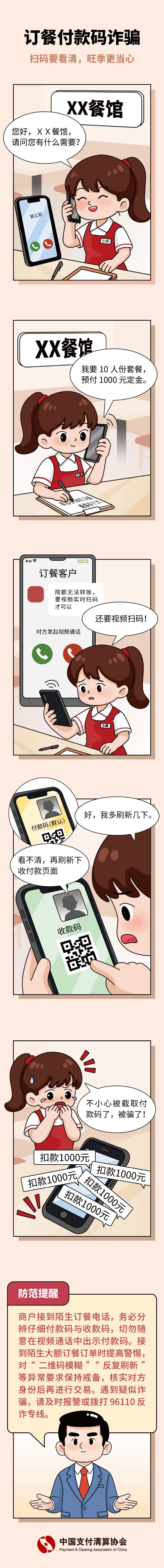 订餐付款码诈骗